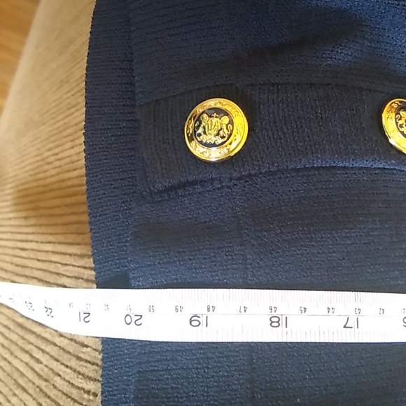 St. John Knit Classic Navy Blue Pant Suit SZ 4/S. - Picture 12 of 12